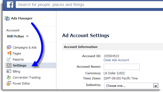 Facebook Settings