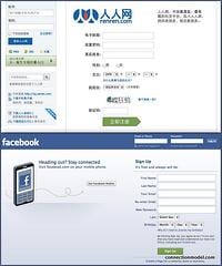 Chinese version of Facebook