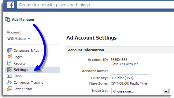 Facebook Settings