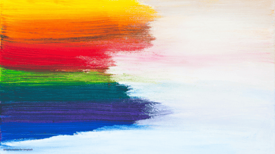 color palatte in paint stripes