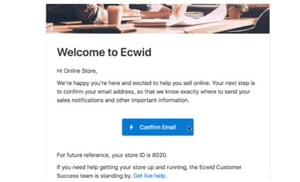 Welcome to Ecwid online store.